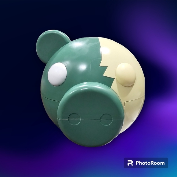 PiggyBank storage container Toy PIGGY Large Zombie Empty Head Zompiggy 🐷 - Picture 7 of 7